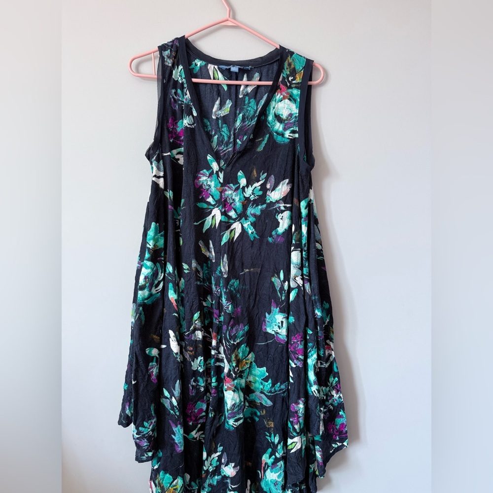 Vera Wang Vibrant Floral Mini Dress